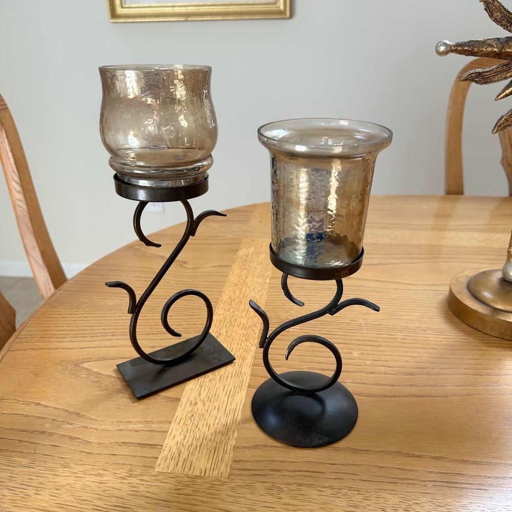 Glass home items-$5-$7 ea. Buy 1 or multiple items to decorate your home/office